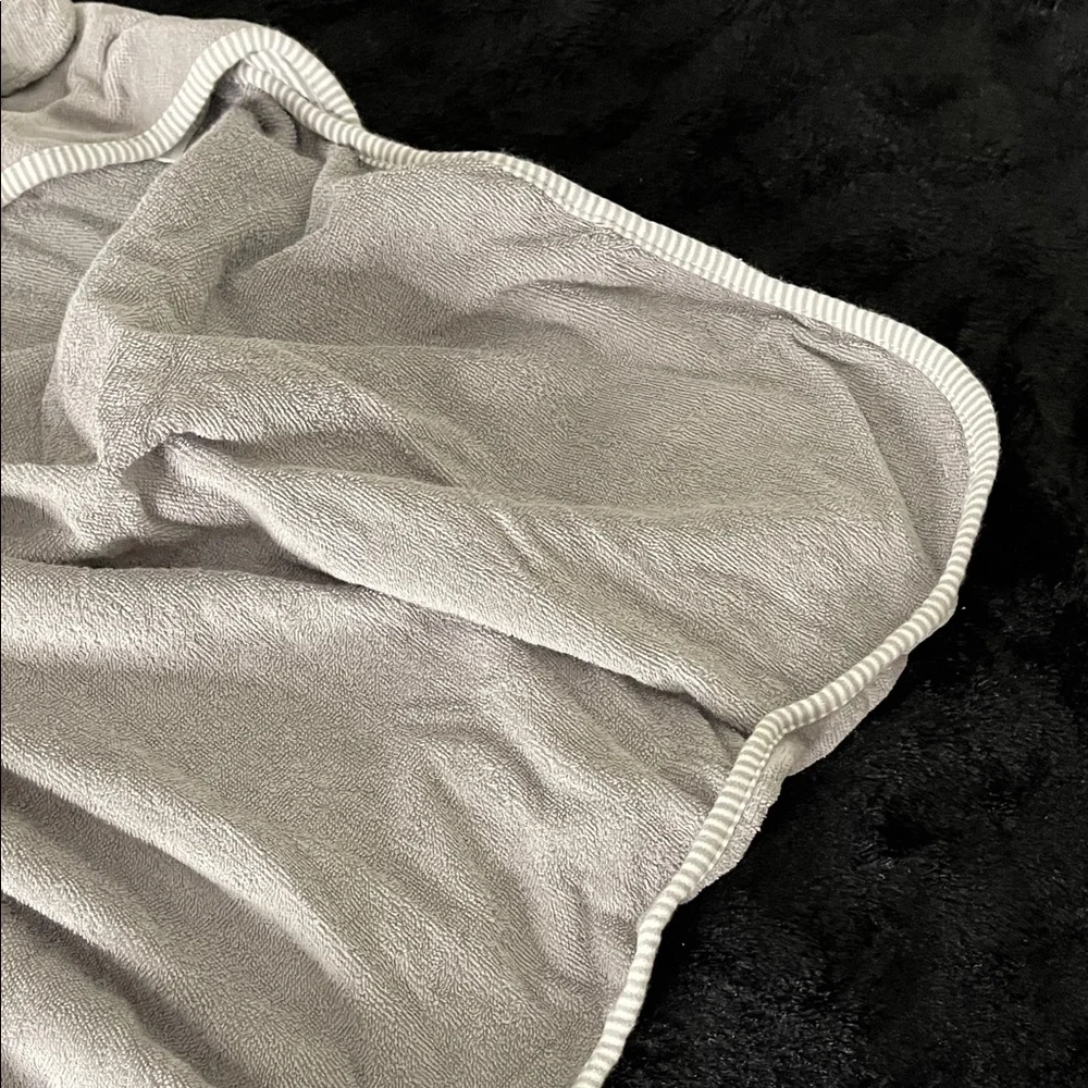 Carter's Soft Gray Elephant Hooded Towel Unisex